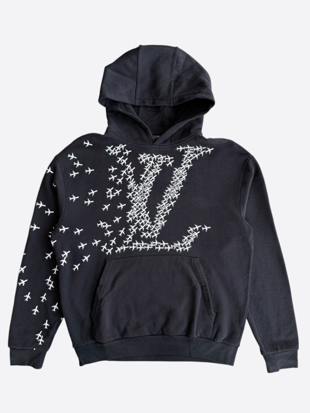 Louis Vuitton Black & White 2054 Planes Hoodie